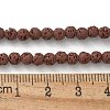 Synthetic Lava Rock Dyed Beads Strands G-H311-08D-06-2