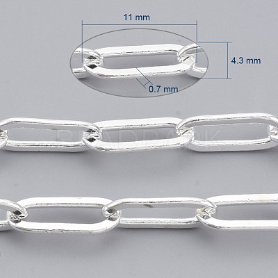 Brass Paperclip Chains CHC-S008-001B-S-1
