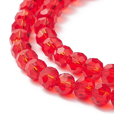 Transparent Glass Bead Strands GLAA-G013-8mm-98-1