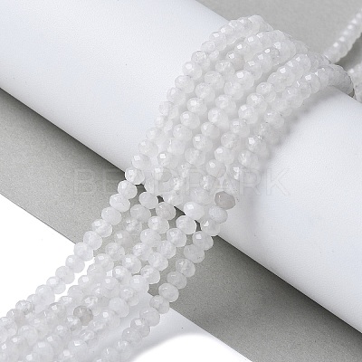 Natural Malaysia Jade Rondelle Beads Strands G-E316-2x4mm-63-1