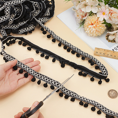20Yards Nylon Pom Pom Ball Ribbons OCOR-MA0001-94A-1