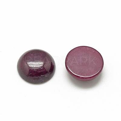 Natural White Jade Cabochons X-G-R416-12mm-09-1