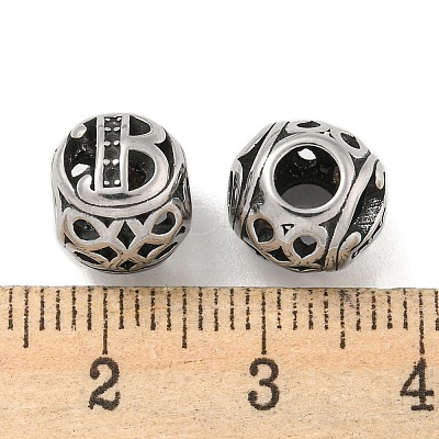 304 Stainless Steel Beads Rhinestone Settings STAS-O002-01B-AS-1