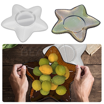 DIY Star Silicone Molds DIY-K036-07-1