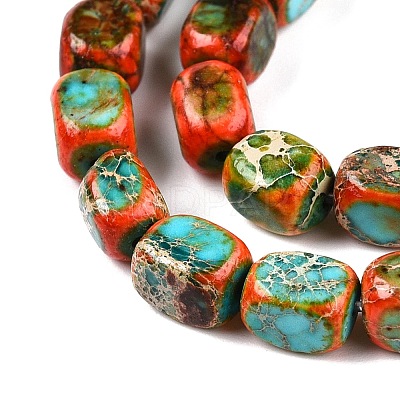 Natural Imperial Jasper Beads Strands X-G-N342-62G-1