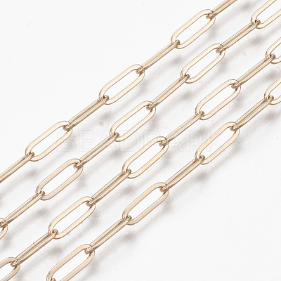 Brass Paperclip Chains CHC-S008-001A-G-NR-1