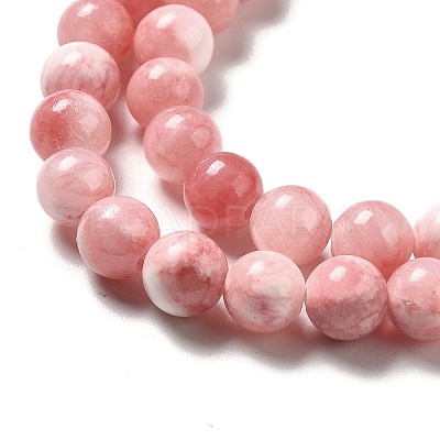 Natural Green Jade Beads Strands G-G757-04-12mm-1