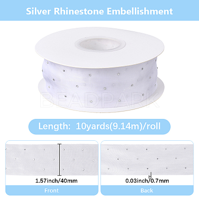 Rayon Rhinestones Ribbon OCOR-WH20050-012A-01-1