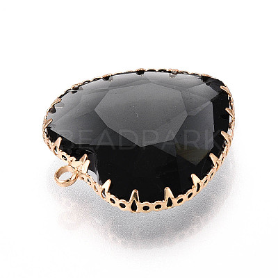 Transparent Glass Pendants KK-N283-01A-G-1
