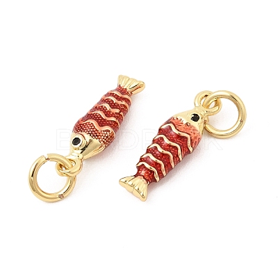 Brass Micro Pave Cubic Zirconia Pendants KK-Z147-03G-02-1