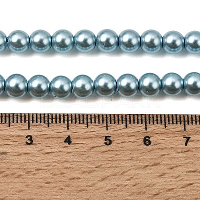 Eco-Friendly Grade A Glass Pearl Beads HY-J002-6mm-HX084-1