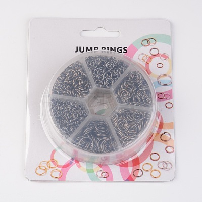 1 Box of Iron Open Jump Rings IFIN-JP0016-01B-1