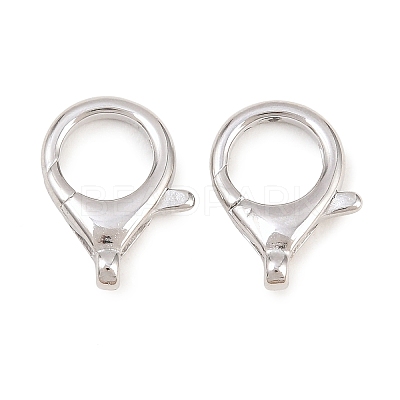 Brass Lobster Claw Clasps KK-H287-08F-P-1