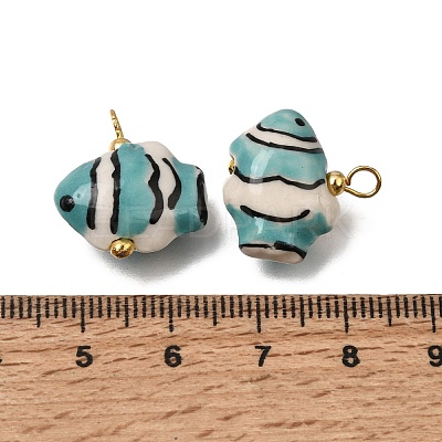Handmade Porcelain Pendants PR-CBA0027-11G-10-1