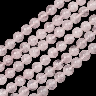 Natural Madagascar Rose Quartz Beads Strands G-Z146-A01-6mm-02-1