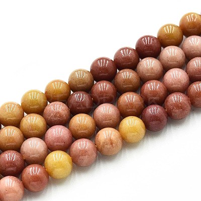 Natural Quartz Beads Strands G-N355-6mm-27-1