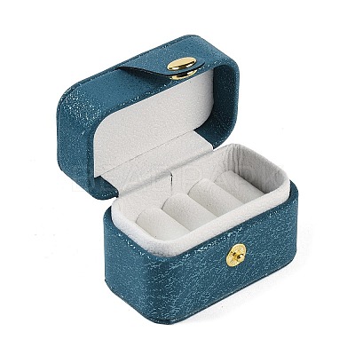 Imitation Leather Ring Organizer Storage Cases CON-G023-11A-1