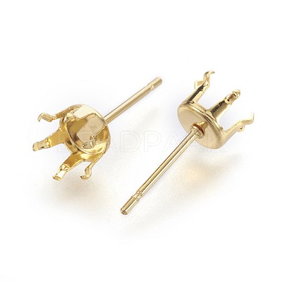 304 Stainless Steel Stud Earring Findings STAS-P221-20E-G-1