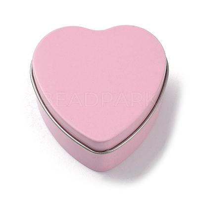 Tinplate Iron Heart Shaped Candle Tins CON-NH0001-02C-1