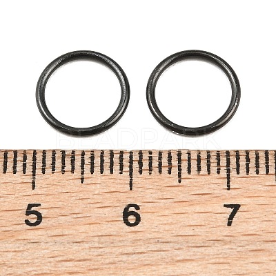 Ion Plating(IP) 304 Stainless Steel Closed Jump Rings STAS-G393-06B-12-1