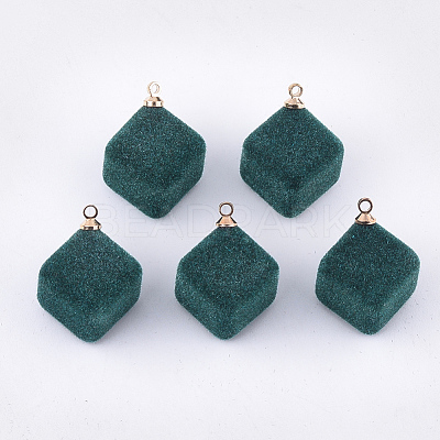 Flocky Acrylic Pendants FIND-T046-30-13-1