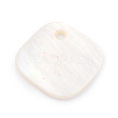 Natural Freshwater Shell Charms BSHE-B003-08-1