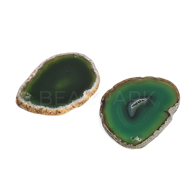 Dyed & Heated Natural Agate Slice Big Pendants GG-CBAAF67-02F-1