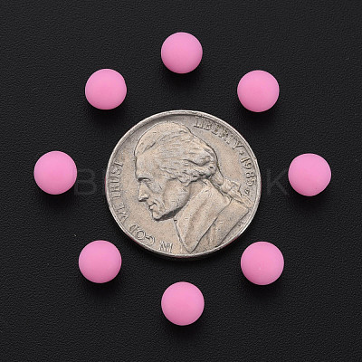 Opaque Acrylic Beads PAB702Y-B01-03-1