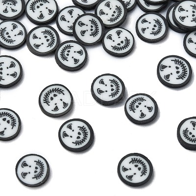 Halloween Theme Handmade Polymer Clay Cabochons CLAY-M005-15-1