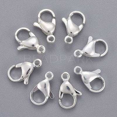 304 Stainless Steel Lobster Claw Clasps LS-X-STAS-E464-21E-S-1