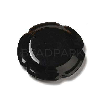 Natural Obsidian Worry Stones G-E586-01P-1