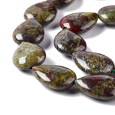 Natural Dragon Blood Beads Strands G-L242-12-1