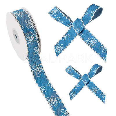 Polyester Denim Ribbons OCOR-TAC0003-18B-1