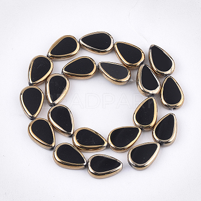 Electroplate Glass Beads Strands X-EGLA-S188-04A-1