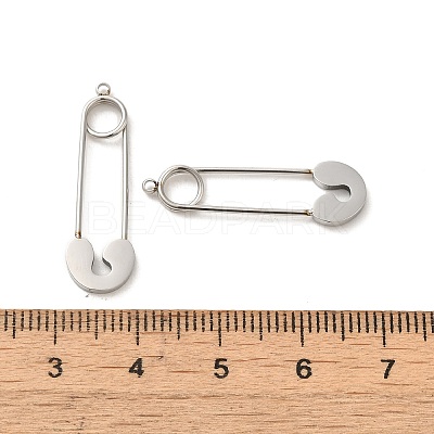 Non-Tarnish 304 Stainless Steel Pendants STAS-L022-382P-1