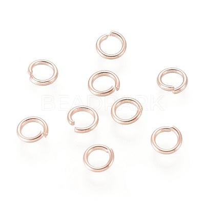 304 Stainless Steel Open Jump Rings STAS-O098-01RG-07-1