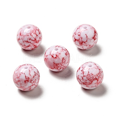 Opaque Acrylic Beads LS-SACR-A001-04D-1