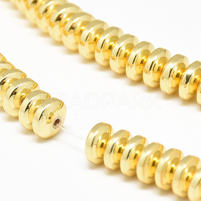 Electroplate Non-magnetic Synthetic Hematite Beads Strands G-Q465-29G-1