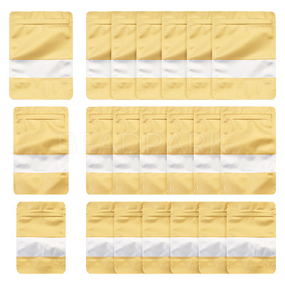 18Pcs 3 Styles PE Resealable Bags with Window OPP-TAD0001-01A-1