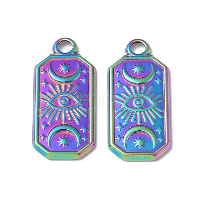 Ion Plating(IP) 304 Stainless Steel Pendants STAS-C066-23M-1