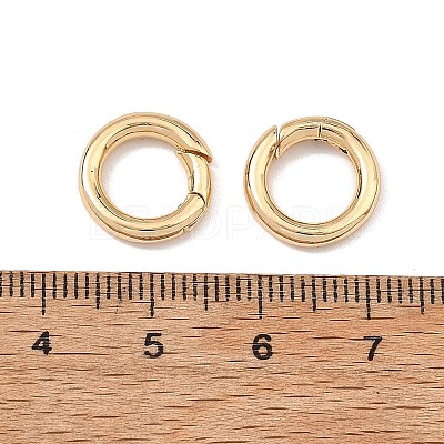 SHEGRACE Brass Spring Gate Rings XGRQ58246-763G-1