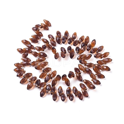 Crystal Glass Beads Strands GLAA-D033-27-1