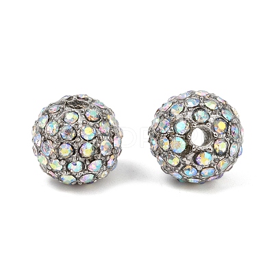 Alloy Rhinestone Beads RB-A034-10mm-A28P-1