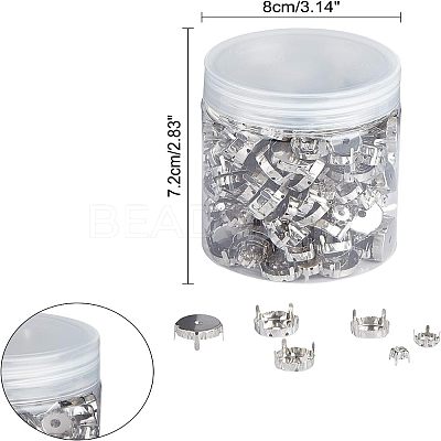 Stainless Steel Sew on Prong Settings STAS-UN0008-48P-1