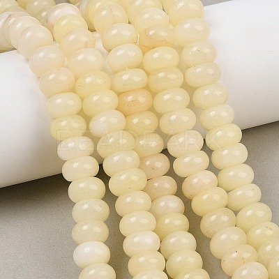 Dyed Natural White Jade Beads Strands G-G107-A45-01-1