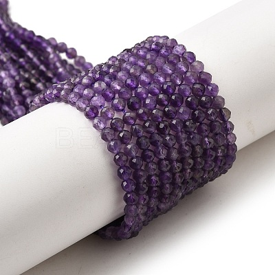 Natural Amethyst Beads Strands G-F460-50-A-1