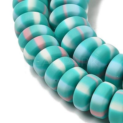 Polymer Clay Beads Strands CLAY-H006-02G-1