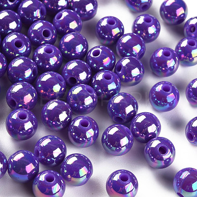 Opaque Acrylic Beads MACR-S370-D8mm-31-1