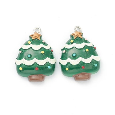 Resin Pendants RESI-O010-15-1