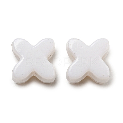 Opaque Acrylic European Beads SACR-L007-033A-1